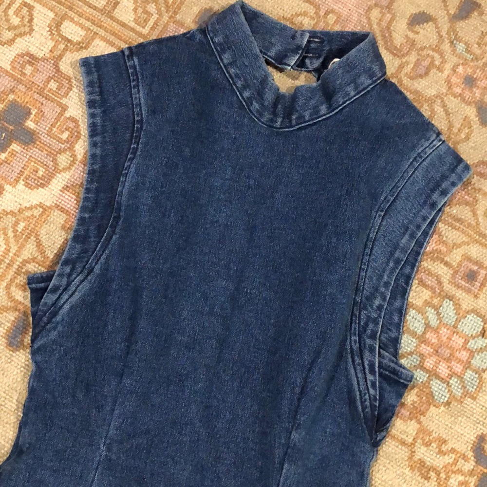 Stretch Denim Dress